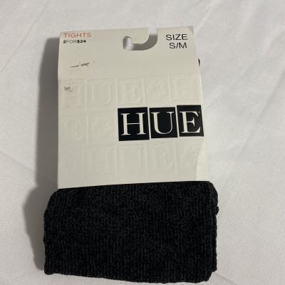Hue Women’s Flecked Opaque Control Top Tights Almost Black size S / M